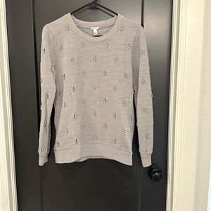J. Crew Embellished sweatshirt